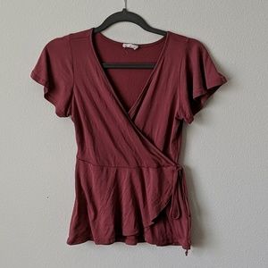 Last Call ✨Dusty Rose Feminine Top